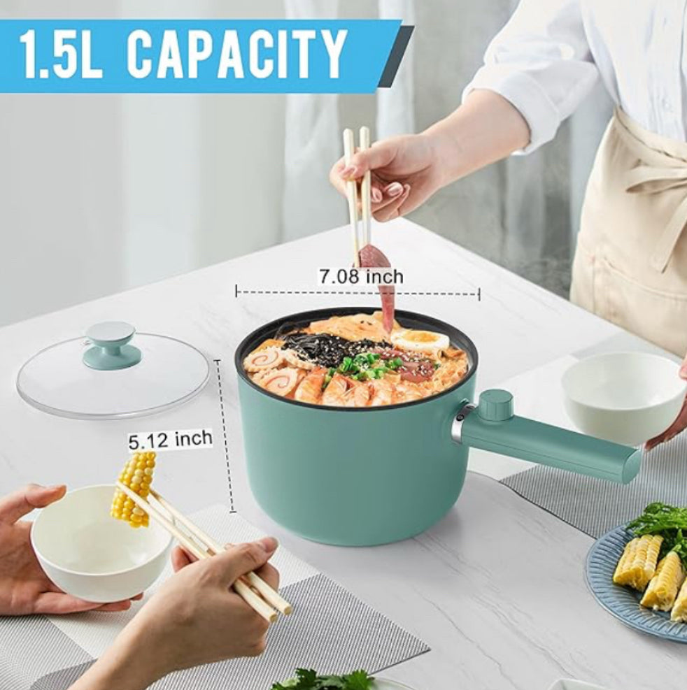 Compact Electric Hot Pot & Skillet